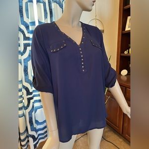 Halo Navy Top Size XL
